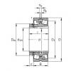 FAG bearing mcgill fc4 Spherical roller bearings - 23030-E1A-XL-K-M + H3030