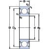 Bearing BEARING SKF CON SUFIJOS JEM online catalog 6303-2RSH  SKF    #5 small image