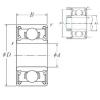 Bearing BEARING INA F 61801.2 RS online catalog 638  VV  NSK  