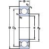 Bearing BALL BEARING 6010 ZZ SKF online catalog 628/6-2Z  SKF   