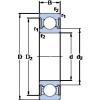 Bearing export D/W  R6-2RZ  SKF  