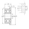 Bearing export FL625ZZ  NTN   