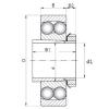 Self-Aligning Ball Bearings 1206K+H206 ISO #1 small image