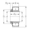 Self-Aligning Ball Bearings 2206-K-2RS+H306 NKE #1 small image