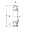 Cylindrical Bearing NF208 FBJ #1 small image