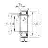 Cylindrical Bearing NJ334-E-M1+HJ334-E FAG #1 small image