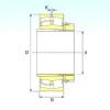 spherical roller bearing axial load 23938 EKW33+H3938 ISB #1 small image