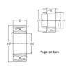 spherical roller bearing axial load 239/670K NTN