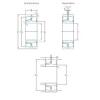 spherical roller bearing axial load E2.22209 SKF