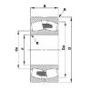 spherical roller bearing axial load 23934YM Timken