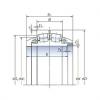 spherical roller bearing axial load SL1120-3 NSK