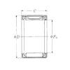 needle roller thrust bearing catalog FJL-1416 NSK #1 small image