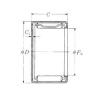 needle roller bearing sleeve MFJ-69 NSK #1 small image