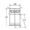 angular contact ball bearing installation 80BTR10H NSK