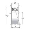 angular contact ball bearing installation 80BNR29HV1V NSK #1 small image