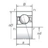 angular contact ball bearing installation 7BGR10X NSK #1 small image