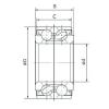 angular contact ball bearing installation V1-38BVV07-22G NACHI