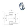 angular contact ball bearing installation S3202-2RS ZEN