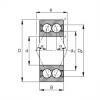 angular contact thrust bearings 3002-B-2RSR-TVH FAG