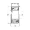 angular contact thrust bearings 3201-B-2Z-TV NKE #5 small image