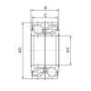 angular contact thrust bearings 32BVV07-8G NACHI #5 small image