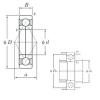 angular contact thrust bearings 6204BI KOYO #5 small image