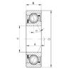 angular contact ball bearing installation 7306 B ISO