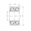 angular contact ball bearing installation 7305 A-UD CX #1 small image