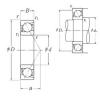 angular contact ball bearing installation BA420-1 NSK