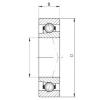 Angular Contact Ball Bearings 71819 ATBP4 CX