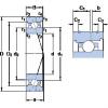 angular contact thrust bearings 7008 CB/P4AL SKF #5 small image