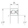 angular contact ball bearing installation KJA120 RD KOYO #1 small image