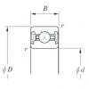 angular contact ball bearing installation KUX040 2RD KOYO #1 small image