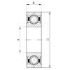 angular contact ball bearing installation Q1005 CX #1 small image