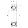 angular contact ball bearing installation QJ1007 CX