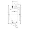 tapered roller dimensions bearings 74025/74052C Gamet #1 small image