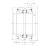 tapered roller dimensions bearings 80033X/80066XH Gamet