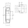 tapered roller dimensions bearings 33018U NTN