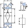 tapered roller dimensions bearings 332171 SKF