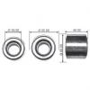 tapered roller dimensions bearings 46T080705 KOYO #1 small image