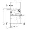 tapered roller bearing axial load IKOS030 NKE #1 small image