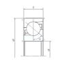 thrust ball bearing applications 25TAF06 NACHI #1 small image