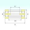 thrust ball bearing applications 52204 ISB