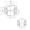 thrust ball bearing applications 52217 NSK #1 small image