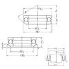 thrust ball bearing applications 53307U NSK #1 small image