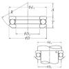 thrust ball bearing applications 53208 NSK #1 small image