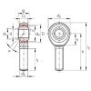 plain bushings bearings GAKFL 10 PW INA