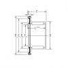 Complex Bearings RAXF 714 KOYO #1 small image