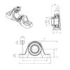 Bearing housed units ESPLE202 SNR #1 small image