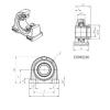 Bearing housed units EXPAE201 SNR